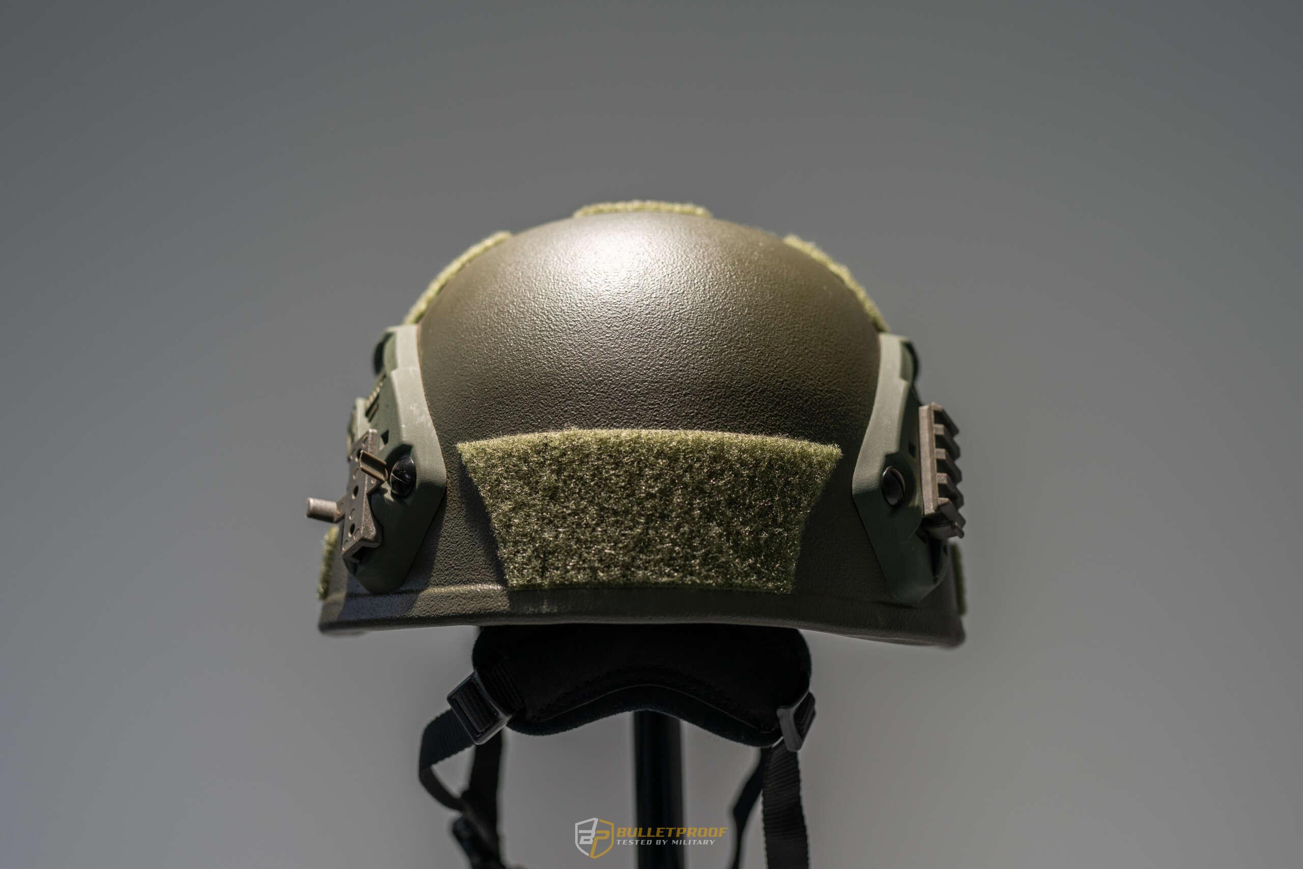 helmet with plugs