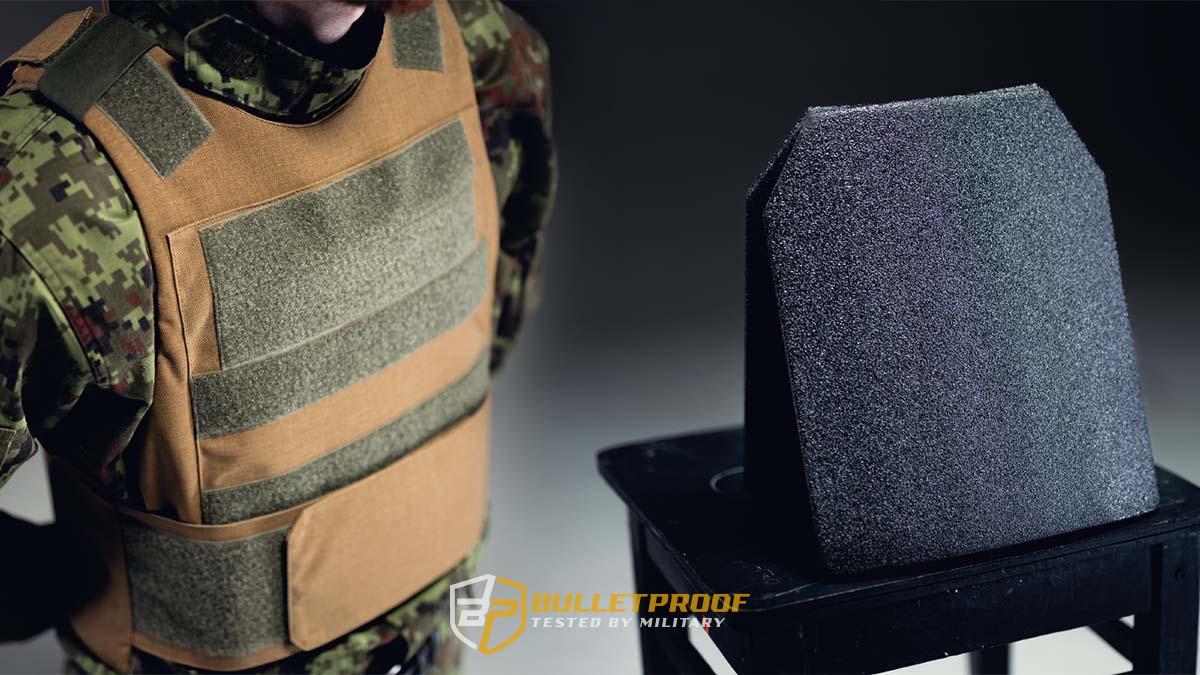 Bulletproof ballistic plate and vest, military products brown