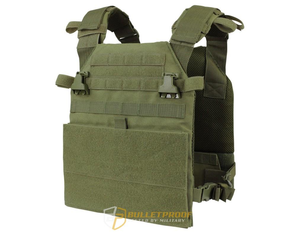 FULL SET nr2. ARMOR PLATES WITH CONDOR VANQUISH ARMOR SYSTEM (VAS) PLATE CARRIER SET WITH POUCHES